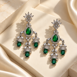 Royal Floral Drop Earrings