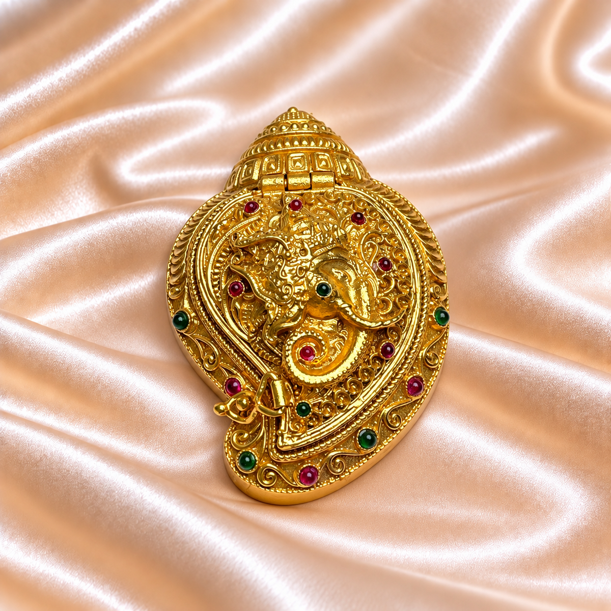 Ganesha Shankh Sindoor Box