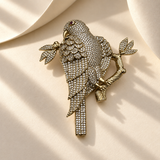 Parrot Branch Brooch