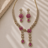 Twin Drop Motif Jewellery Set
