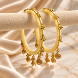Golden Drop Acrylic Bangles
