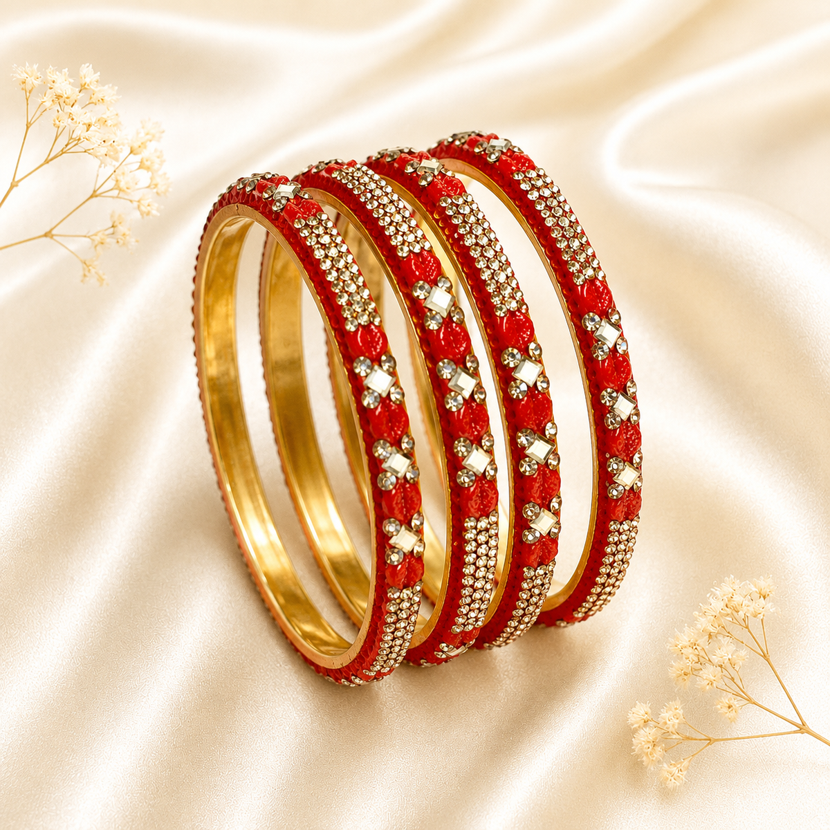 Leaf And Shadow Stone Kada