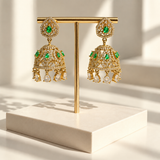 Royal Floral Jhumka Earrings