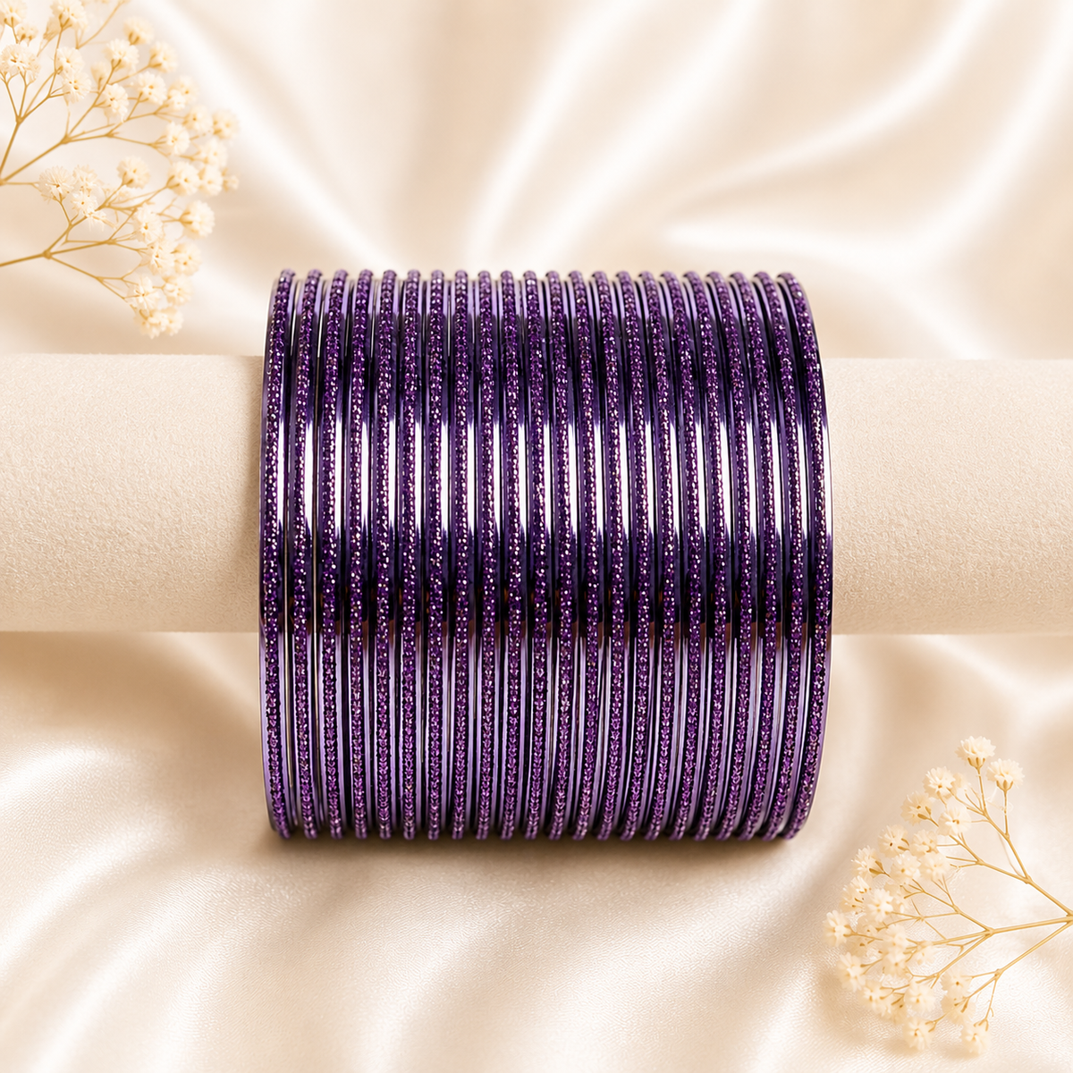 Turkey Glitter Metal Bangles