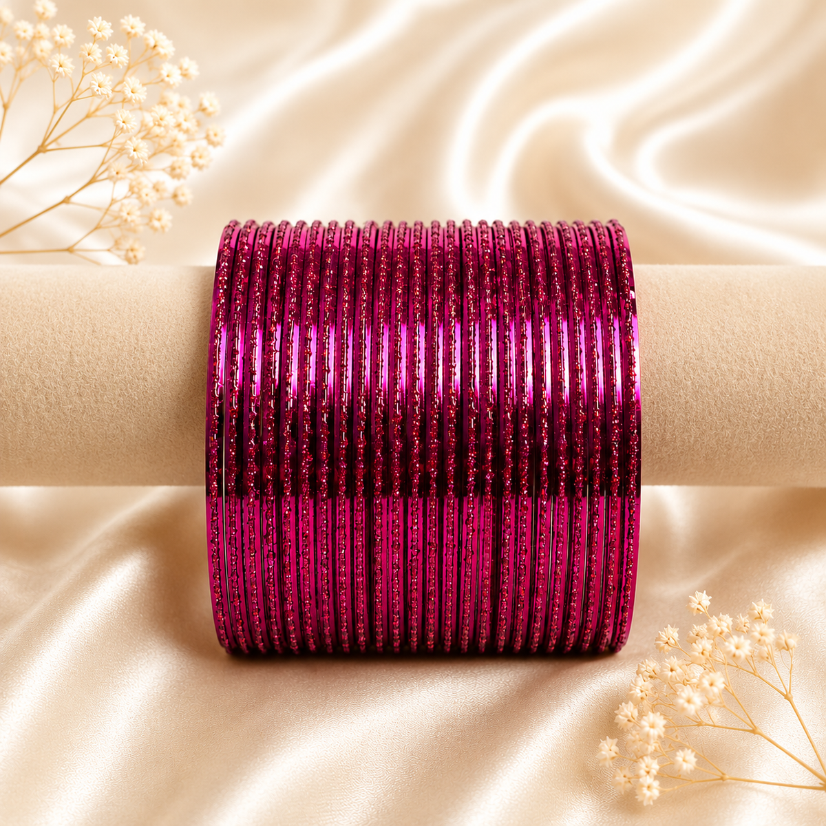Turkey Glitter Metal Bangles