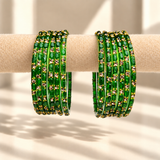 Sparkle Line Stone Bangles