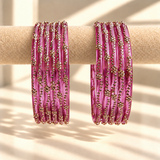 Mini Bloom Glass Bangles