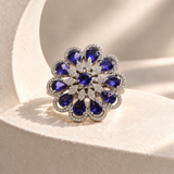 Teardrop Flower Ring