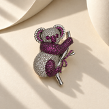 Treetop Koala Brooch