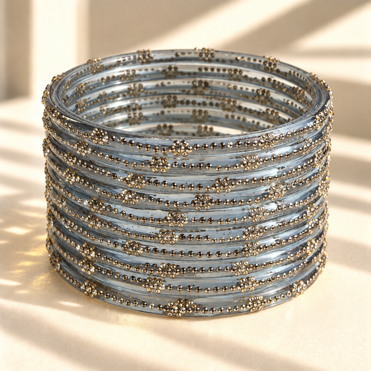 Mini Bloom Glass Bangles