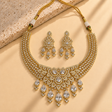 Leafwork Stone Necklace Set