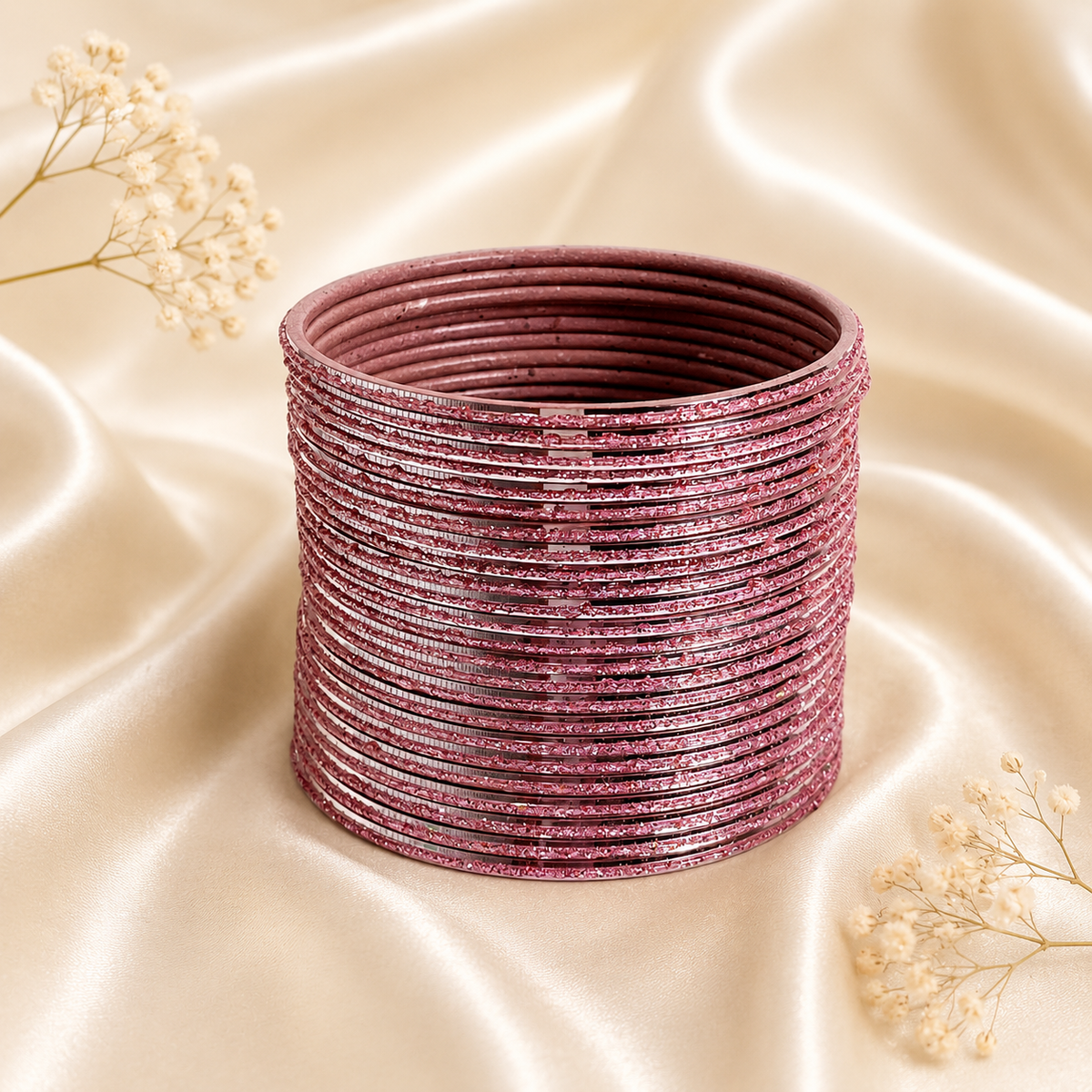 Turkey Glitter Metal Bangles