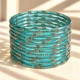 Mini Bloom Glass Bangles