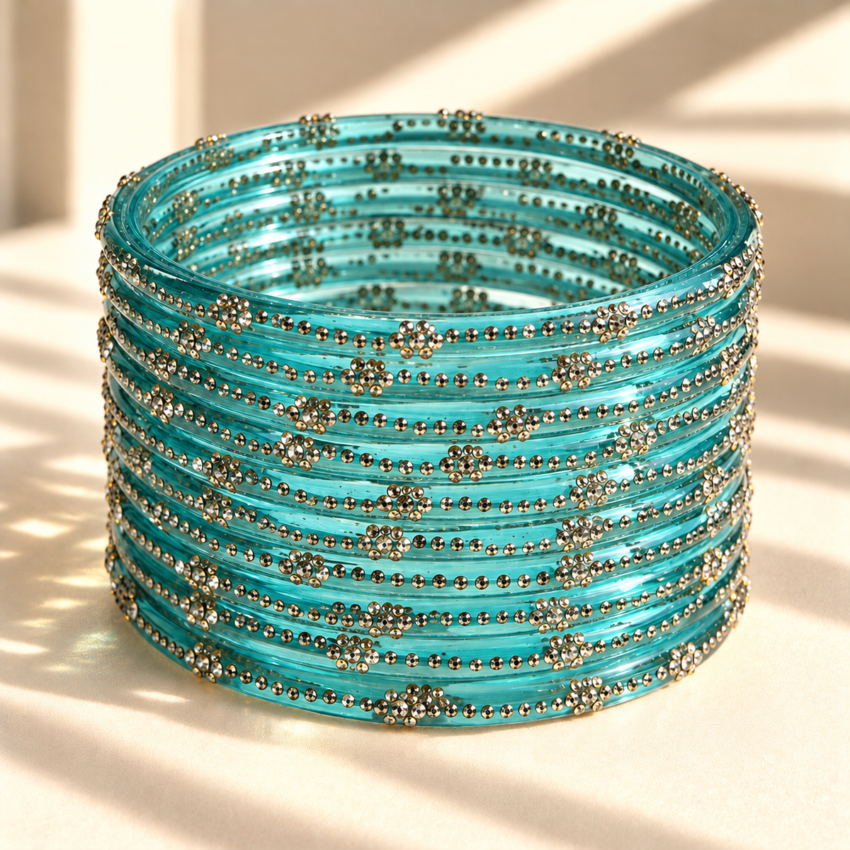 Mini Bloom Glass Bangles