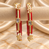 Pearl Stone Acrylic Bangles