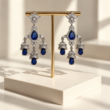 Royal Floral Drop Earrings
