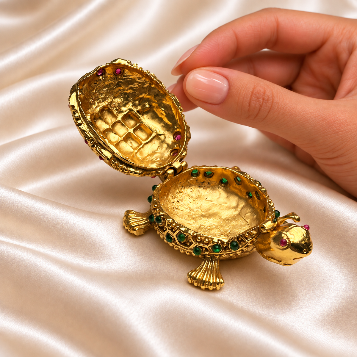 Stone Shell Turtle Box