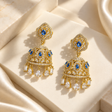 Royal Floral Jhumka Earrings