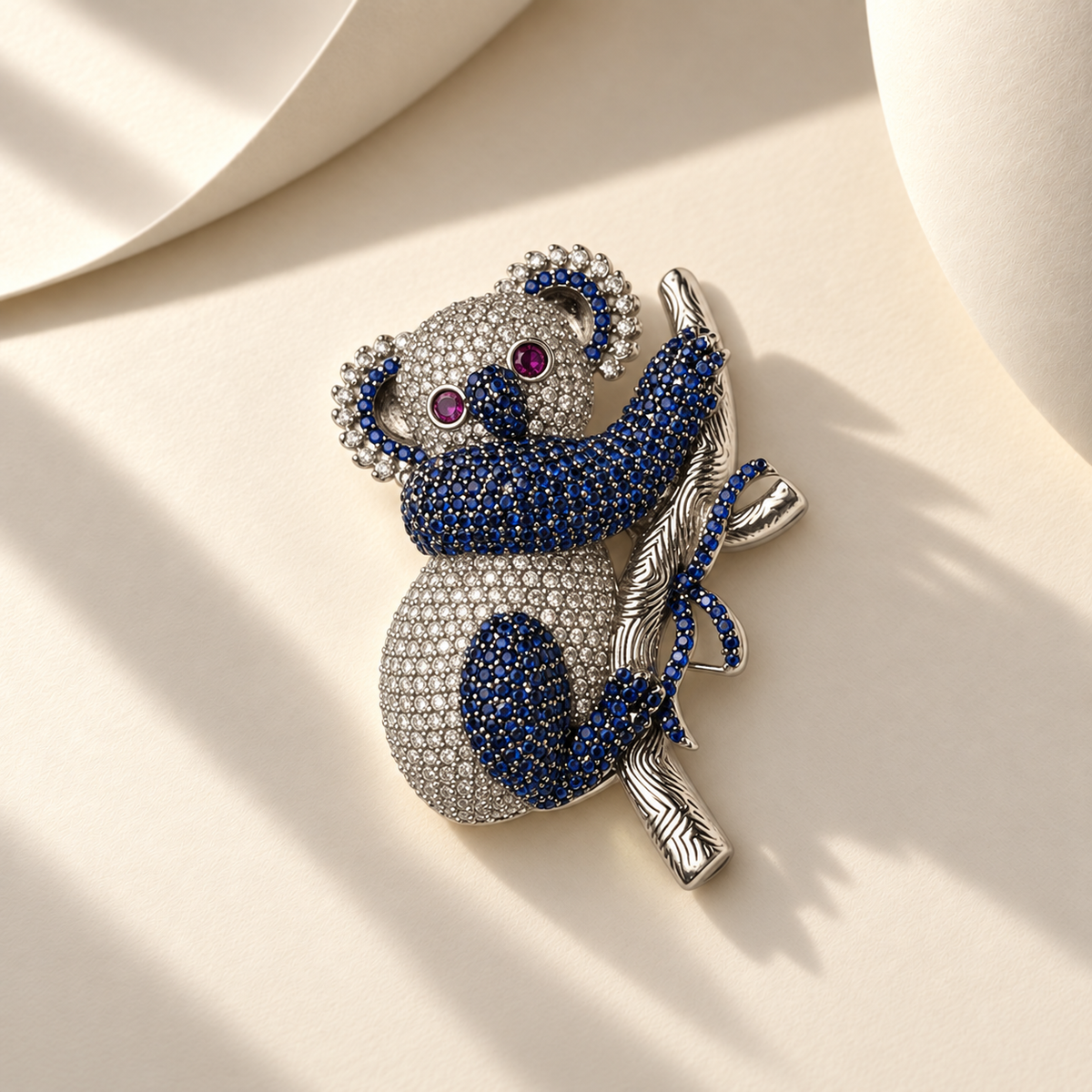 Treetop Koala Brooch