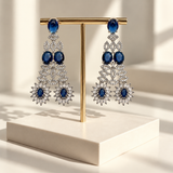 Graceful Stone Flower Earrings