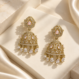 Royal Floral Jhumka Earrings
