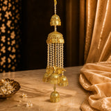 Traditional Pearl And Leaf-Frape Bridal Kalira