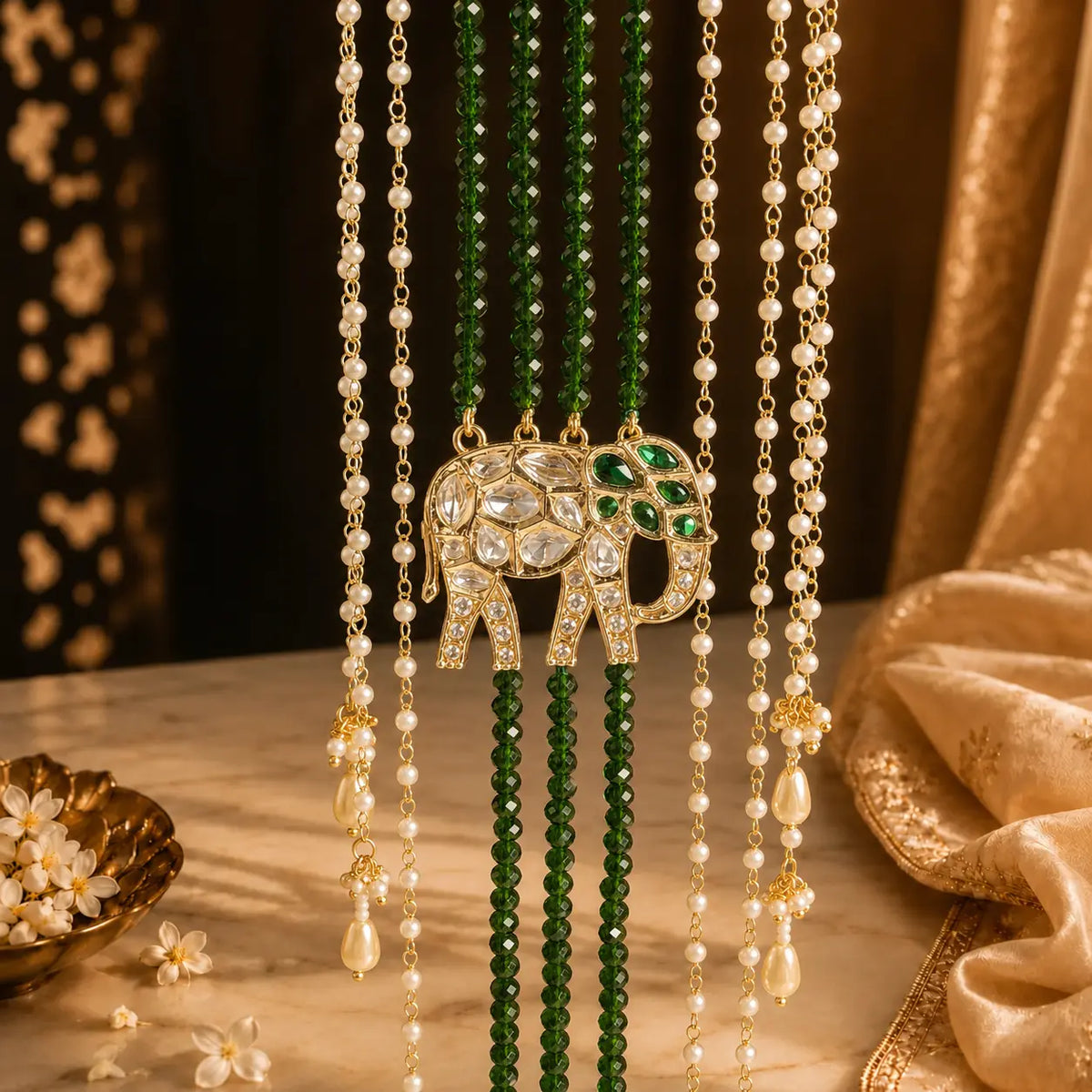 Bangle-Style Elephant Charm Kalira