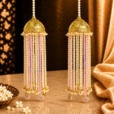 Traditional Pearl And Bead Cascading Bridal Kalira