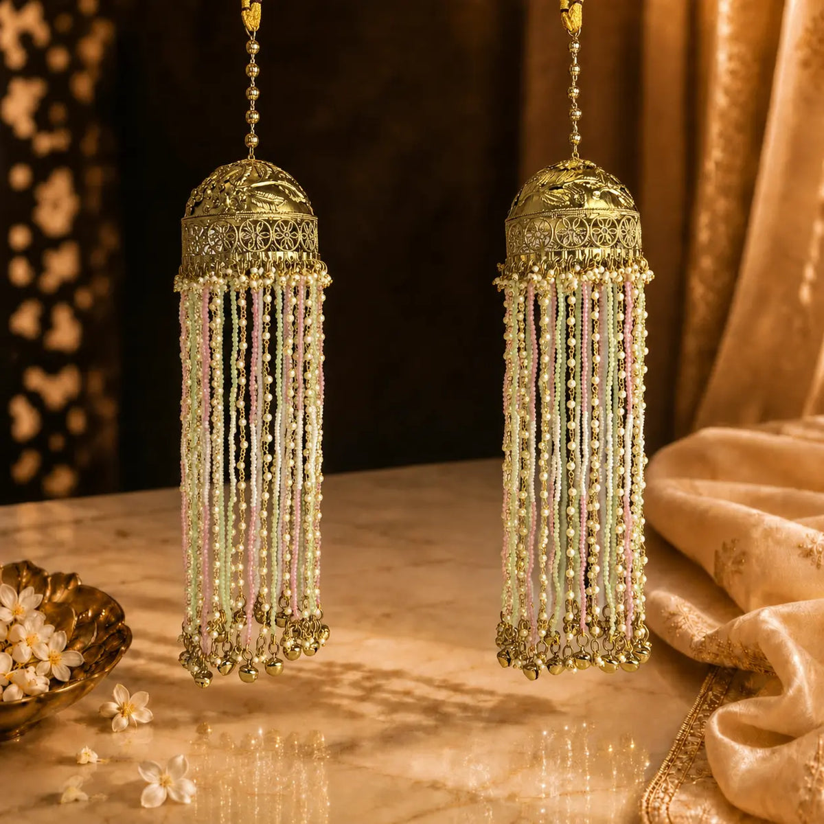 Traditional Punjabi Bridal Kalira With Ghungroo Drops