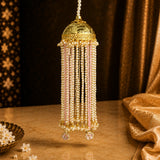 Traditional Pearl And Bead Cascading Bridal Kalira