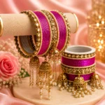 3 Jhumki Bangle Set