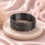 Dotted Metal Bangle