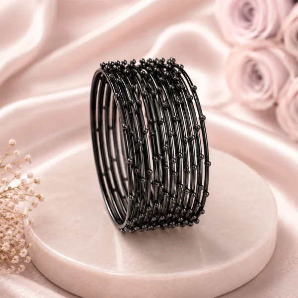 Dotted Metal Bangle
