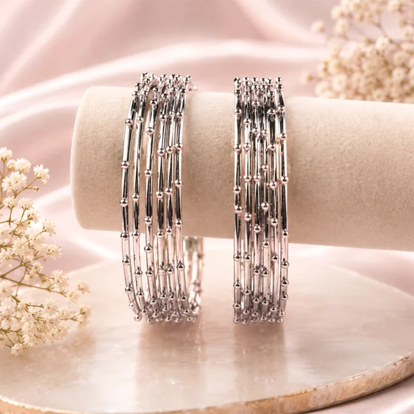 Dotted Metal Bangle