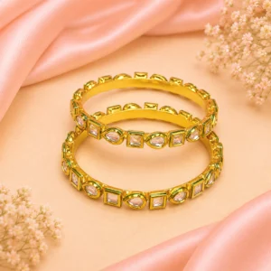 Drop & Square-Kundan Single Line Kada (1)