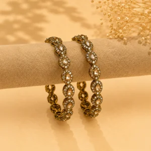 Drop Shape Stone Kada