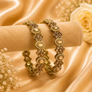 Flower Style Stone Kada