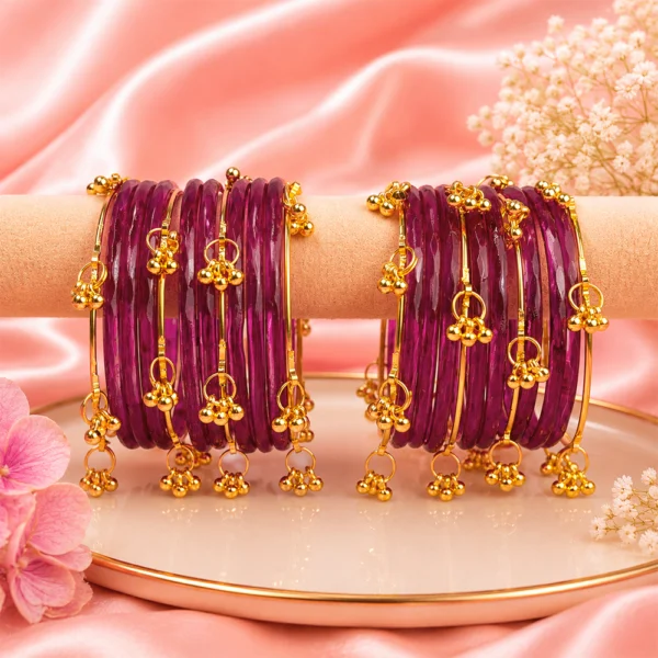 Ghungroo With Jelly Bangles