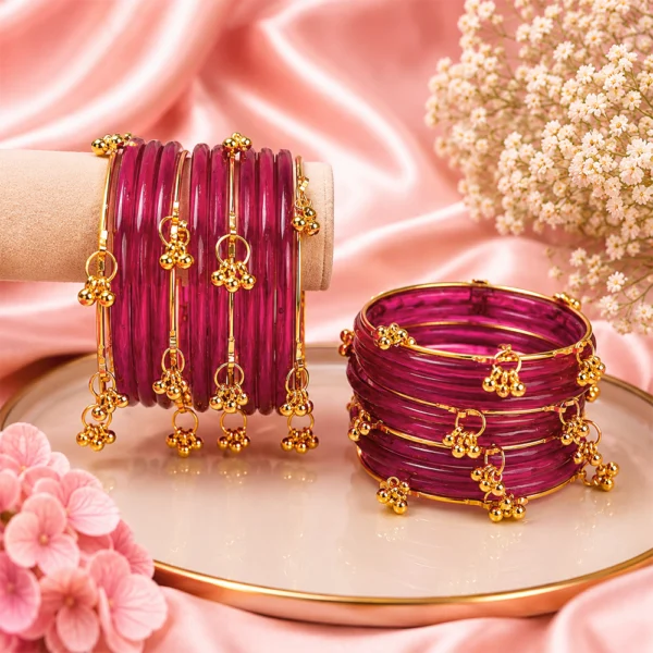 Ghungroo With Jelly Bangles