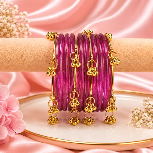 Ghungroo With Jelly Bangles