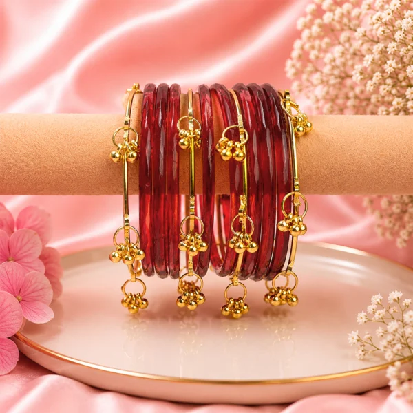Ghungroo With Jelly Bangles