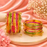 Ghungroo with Jelly Bangles Set (Light-Multi)
