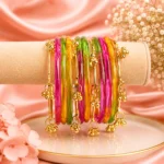 Ghungroo with Jelly Bangles Set (Light-Multi)