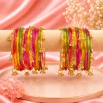 Ghungroo with Jelly Bangles Set (Light-Multi)