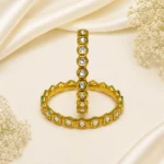 Hexagon-Kundan Single Line Kada