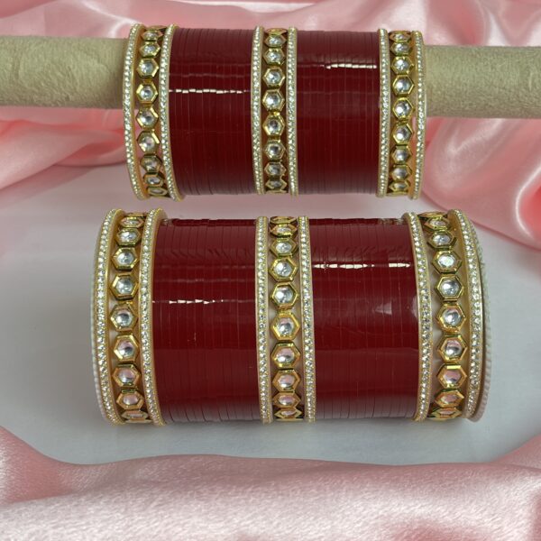 Hexagon Style Kundan Chura