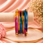 Jelly Bangles Set (Dark-Multi)