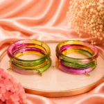 Jelly Bangles Set (Light-Multi)
