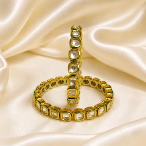 Meenakari D-Shape Kunda Kada
