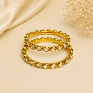 Oval-Kundan Single Line Kada (2)